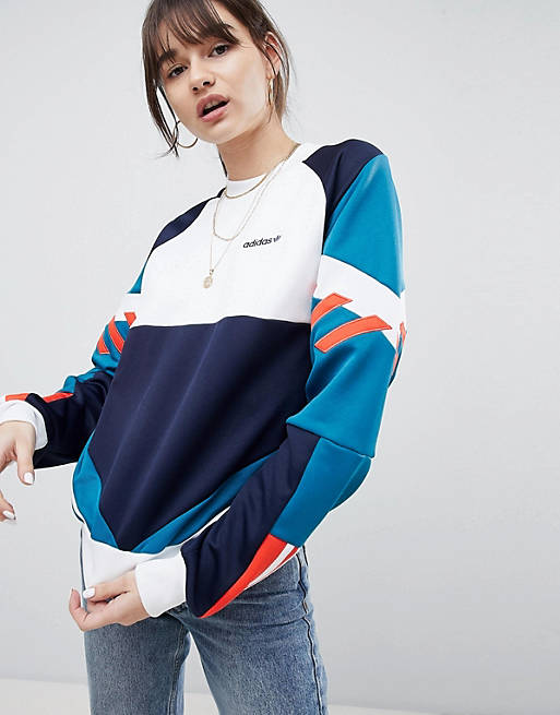 adidas Originals Nova Color Block Sweatshirt | ASOS