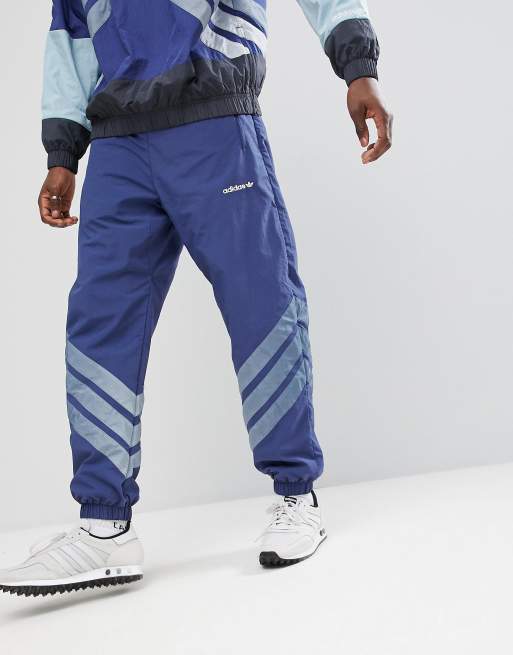 Adidas originals nova joggers in tapered fit on sale in blue ce4814