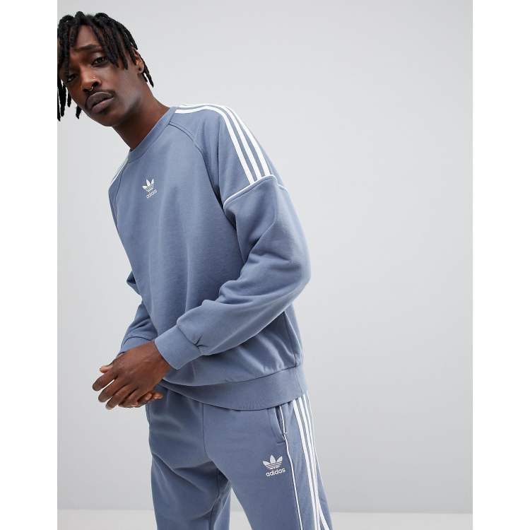 Adidas originals nova retro shop oversized t-shirt in grey