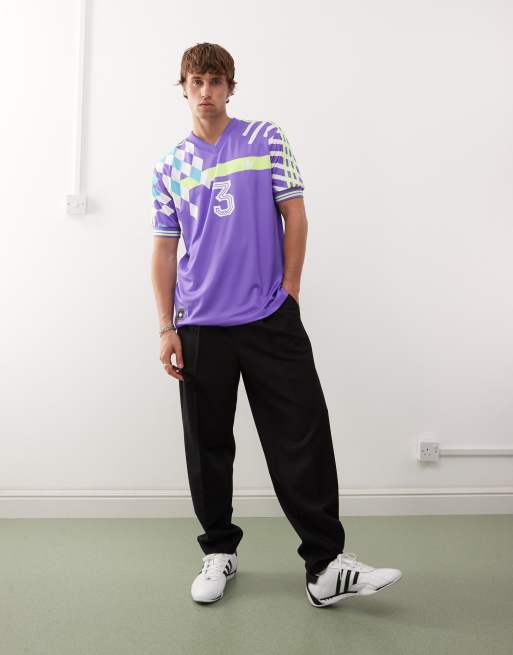 adidas Originals nu wave 90s jersey in purple | ASOS