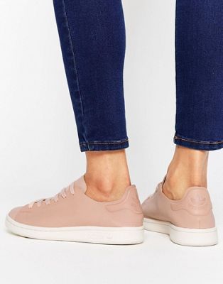 adidas Originals Nude Leather Stan Smith Trainers | ASOS