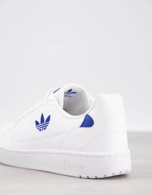 Adidas bleu shop et blanche