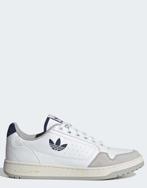 adidas Originals - NY 90 - Hvide sko med mørkeblå og grå detaljer