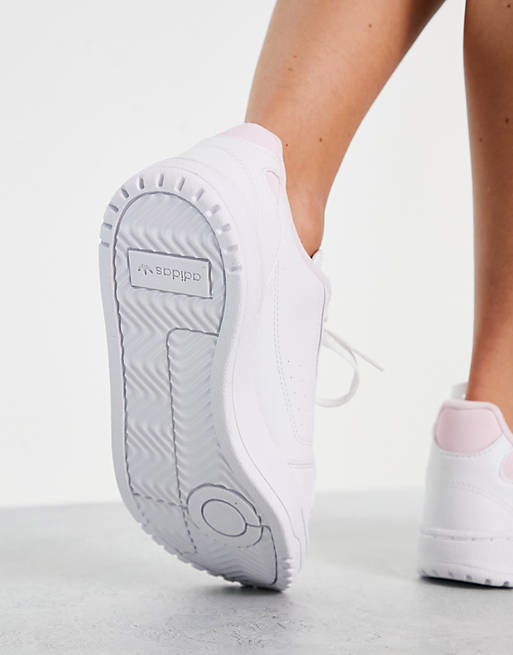adidas Originals – NY 90 – Sneaker in Weiß mit rosa Detail | ASOS