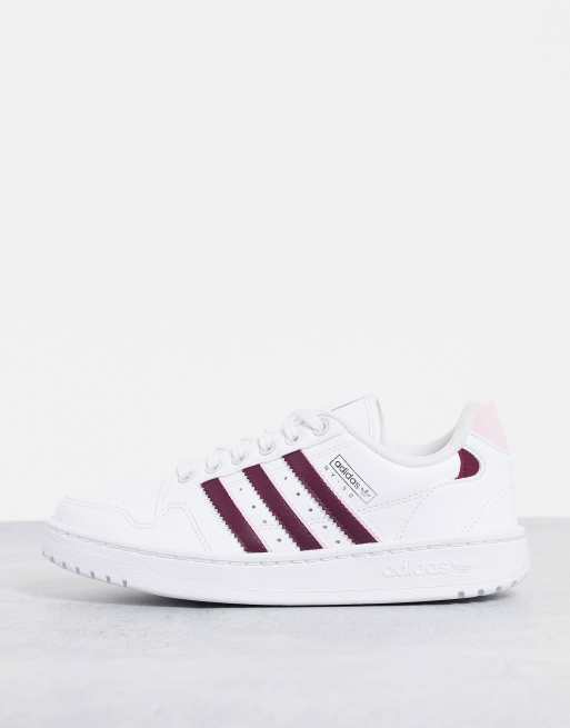 Adidas schuhe damen store rosa streifen