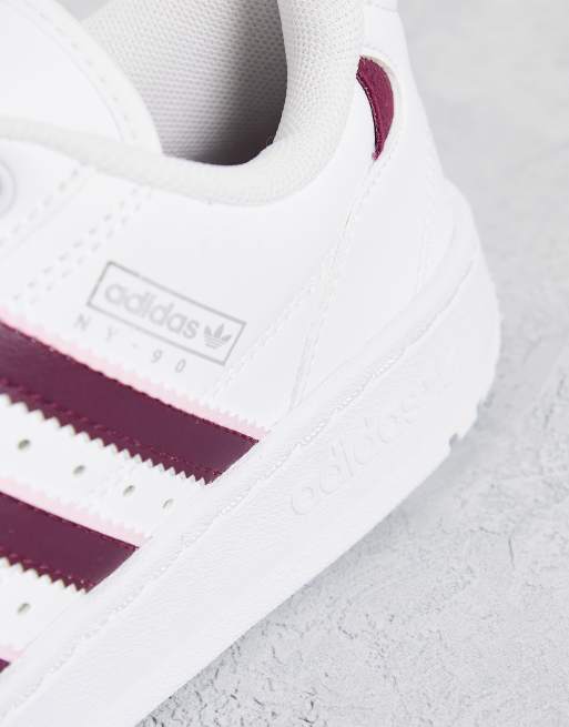 Streifen | adidas – 90 mit – Originals Weiß Sneaker ASOS rosa in NY