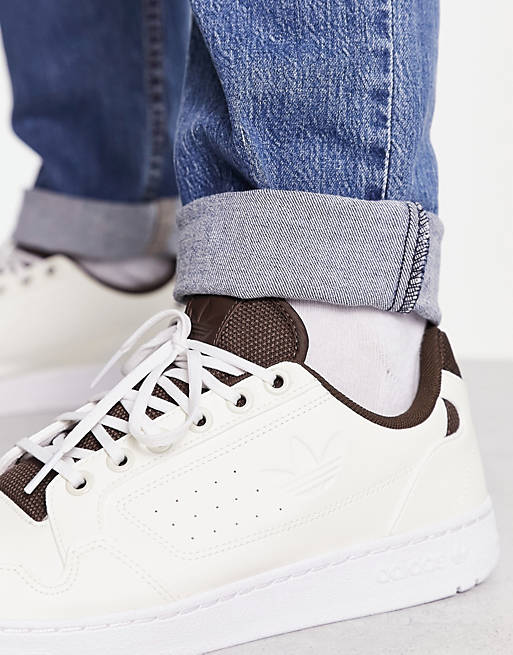 adidas Originals – NY 90 – Sneaker in Weiß und Braun | ASOS