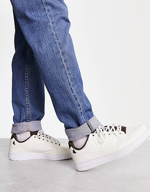 adidas Originals – NY 90 – Sneaker in Weiß und Braun | ASOS