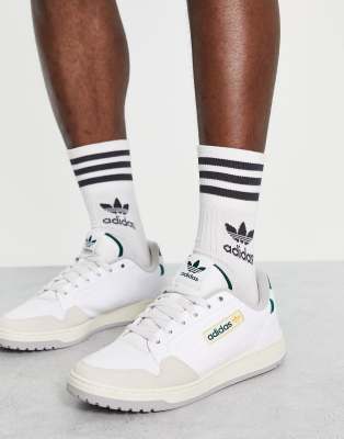 adidas Originals NY 90 Sneaker in WeiB und Grun ASOS