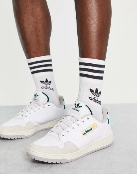 adidas Originals - NY 90 - Sneakers in wit en groen - view 1