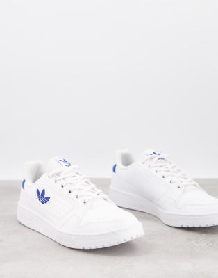 adidas Originals NY90 trainers in white and blue | ASOS