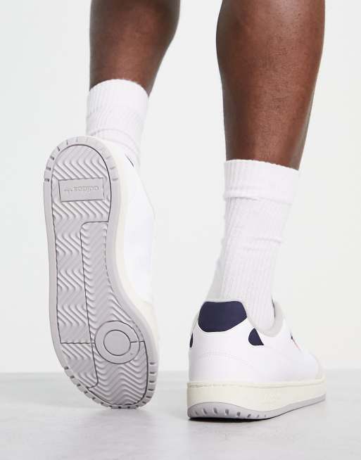 adidas Originals NY90 trainers in white with navy heel tab ASOS