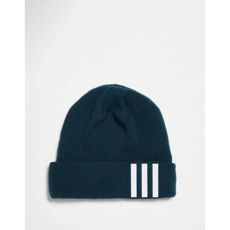 Adidas store striped beanie