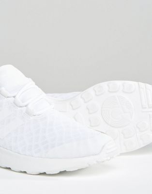 adidas Originals Off White ZX Flux Verve Mesh Trainers | ASOS