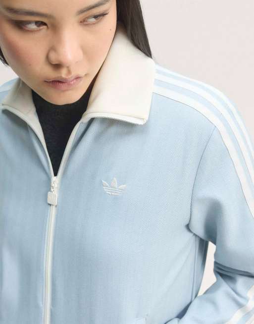adidas Originals – OG – Trainingsjacke aus Tweed in Crystal Sky, 4 von 4