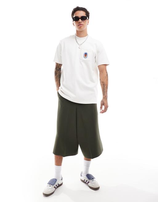 adidas Originals olympic t-shirt with small chest logo in white