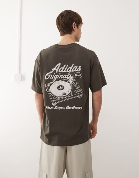 adidas Originals - One Groove - T-shirt kaki con grafica - view 1