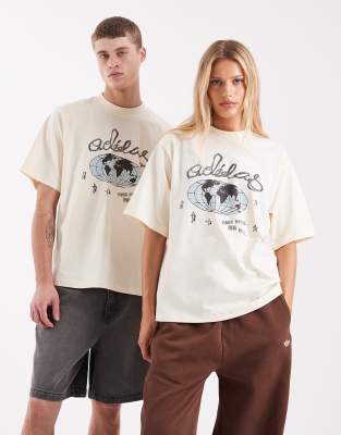 Adidas Originals One World T-shirt In Multi