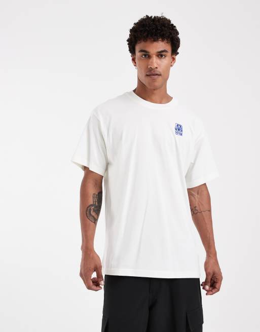 adidas Originals – Original Sound – T-Shirt in Wollweiß und Blau, 3 von 5