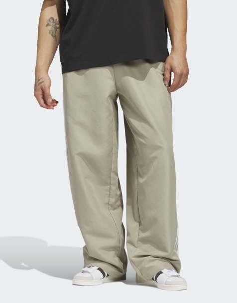 adidas Originals Originals basketball windbreaker pant in wonder cargo