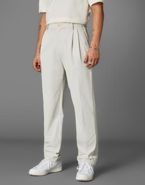 adidas Originals – Originals – Jasnobeżowe spodnie z zakładkami - view 1
