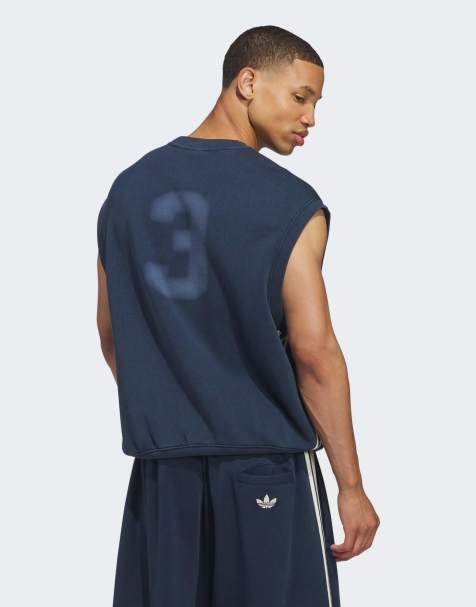adidas Originals Originals Trefoil Trägertop in Nachtindigo - view 1