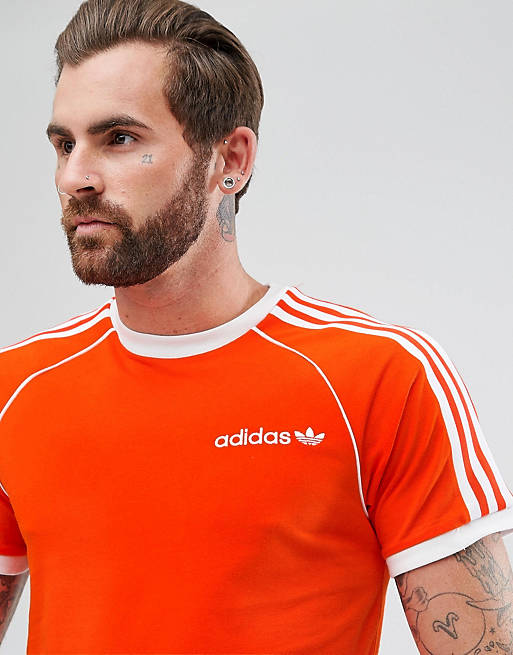 Estrecho yeso Gastos de envío adidas Originals Osaka California T-Shirt In Orange CV8952 | ASOS