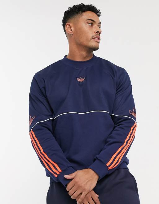 Adidas originals store outline crew sweatshirt