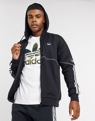 adidas outline hoodie black