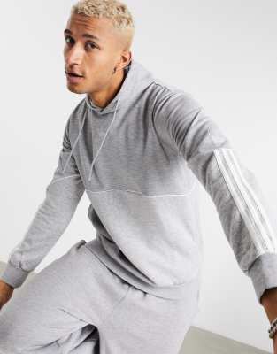 adidas outline hoodie grey