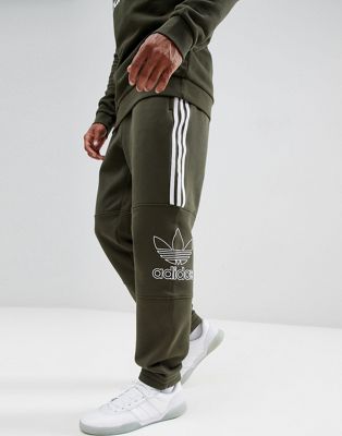 adidas Originals Outline Jersey Sweatpants In Green DH5792 | ASOS