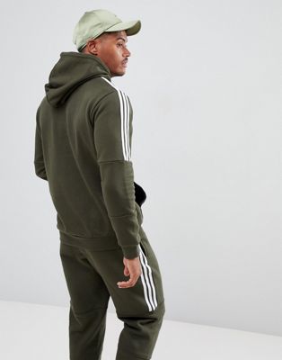 adidas Originals Outline Pullover Hoodie In Green DH5780 | ASOS