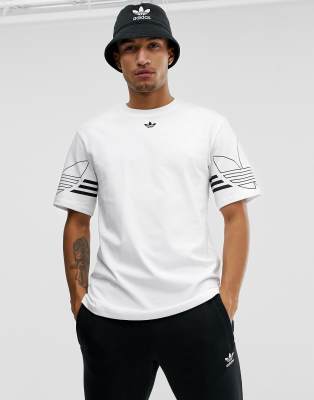 tee shirt adidas noir et blanc