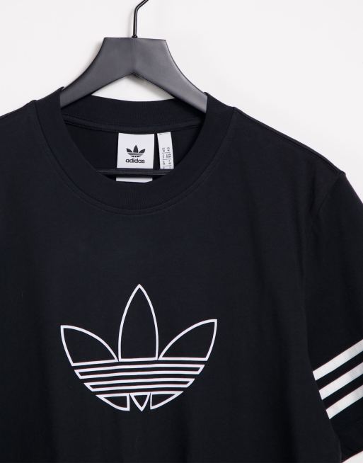 Adidas t sale shirt outline