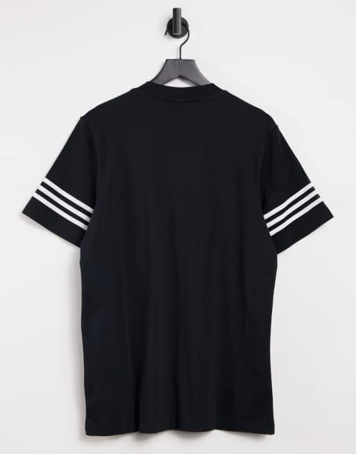 Adidas pinstripe cheap t shirt