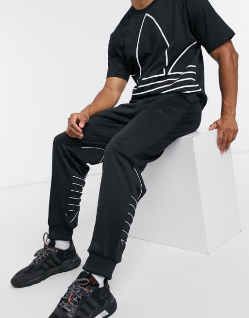 Mens adidas trefoil store joggers