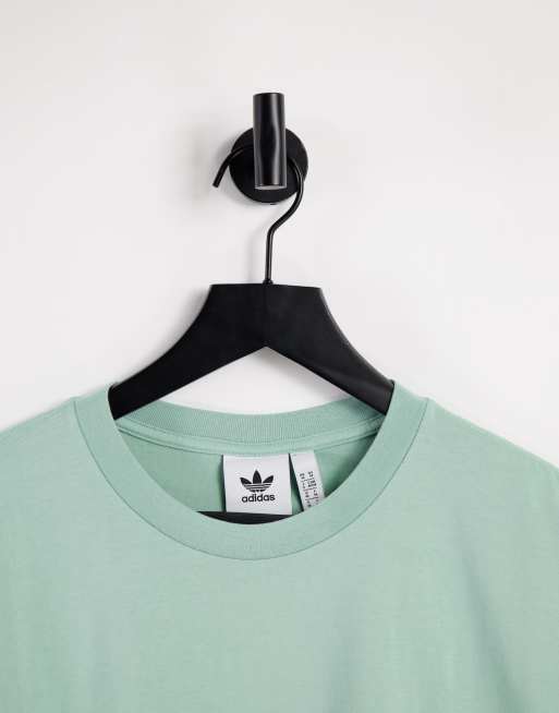 adidas Originals overdye graphic boyfriend fit t-shirt in acid
