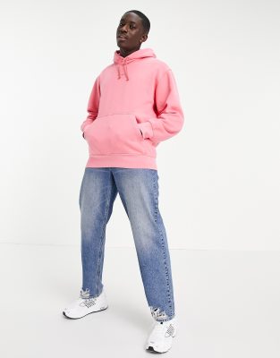 Adidas originals overdyed premium sweatshirt with chest logo in pink sale