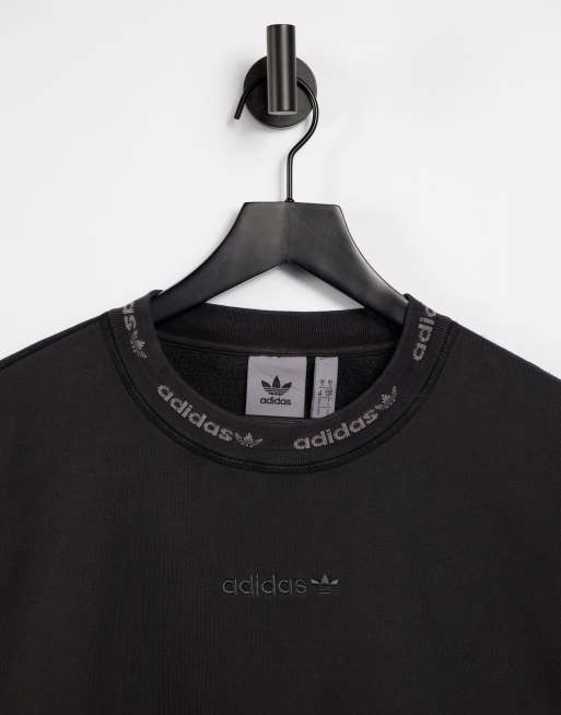 Adidas originals overdyed premium sweatshirt best sale with chest logo in blu