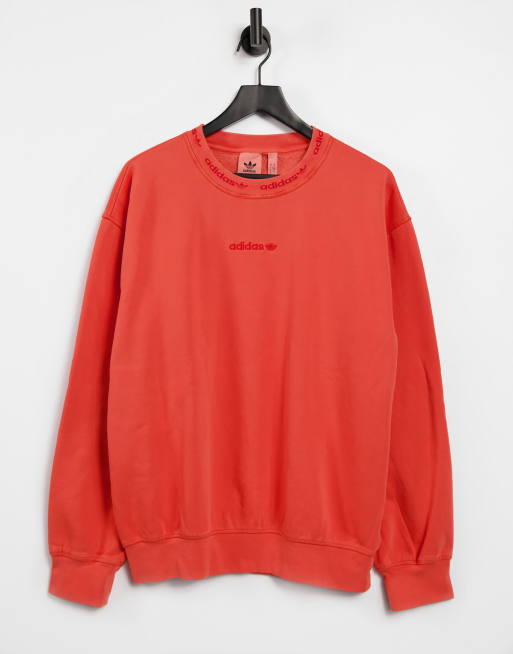 Adidas originals overdye premium rib sweat with embroidered logo