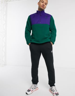 adidas half stripe jacket