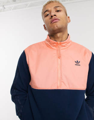 adidas half stripe jacket