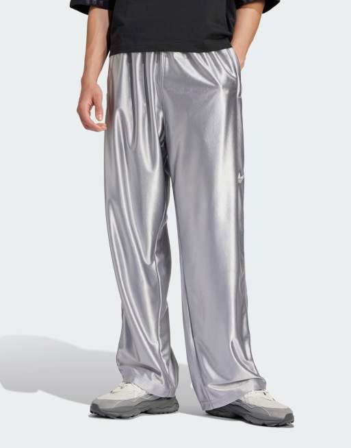 adidas Originals oversized Firebird track pants in grey ASOS