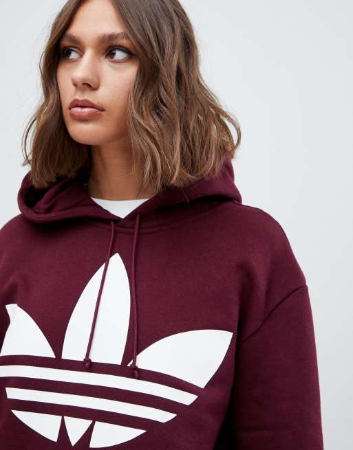 Adidas originals trefoil clearance - bluza z kapturem