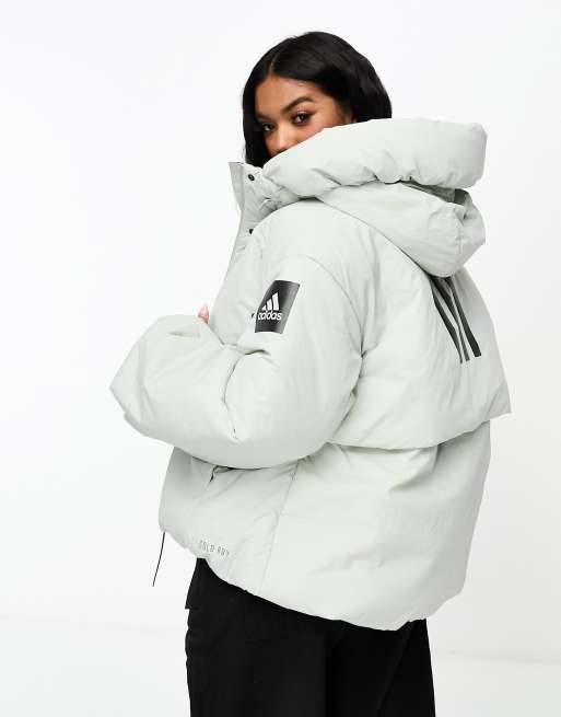 Adidas oversized shop padded jacket