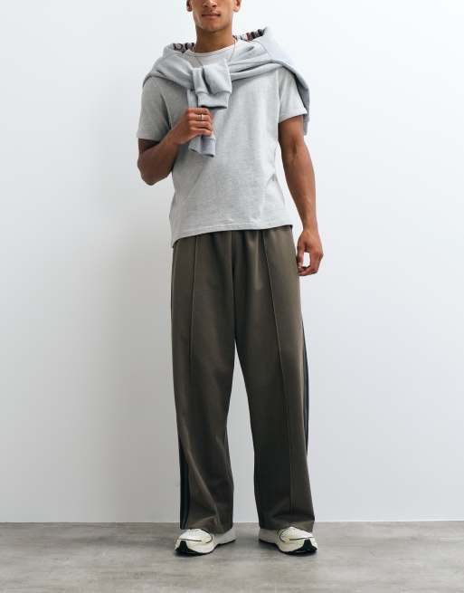 adidas Originals Oversized track pants in branch, 5 of 5