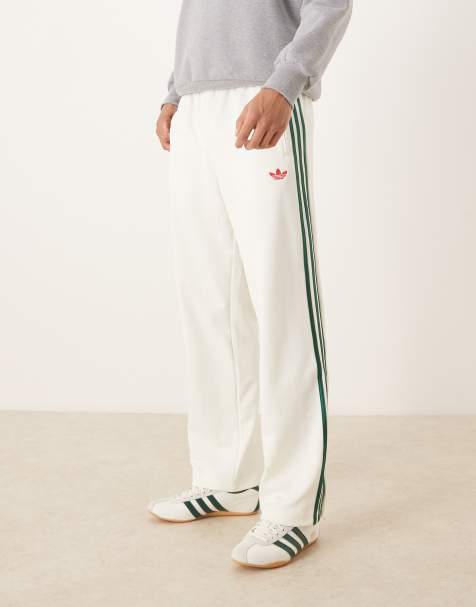 adidas Originals oversized track pants in off-white - view 1