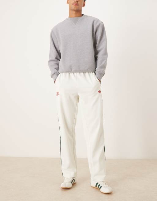 adidas Originals oversized track pants in off-white | ASOS