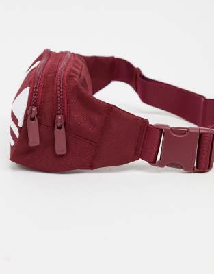 burgundy adidas fanny pack