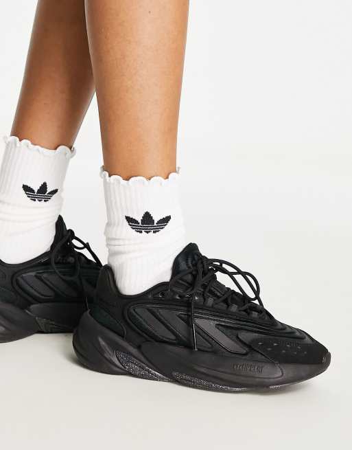 adidas Originals Ozelia Baskets Noir et gris ASOS